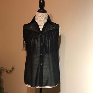 Western Style Sleeveless shirt